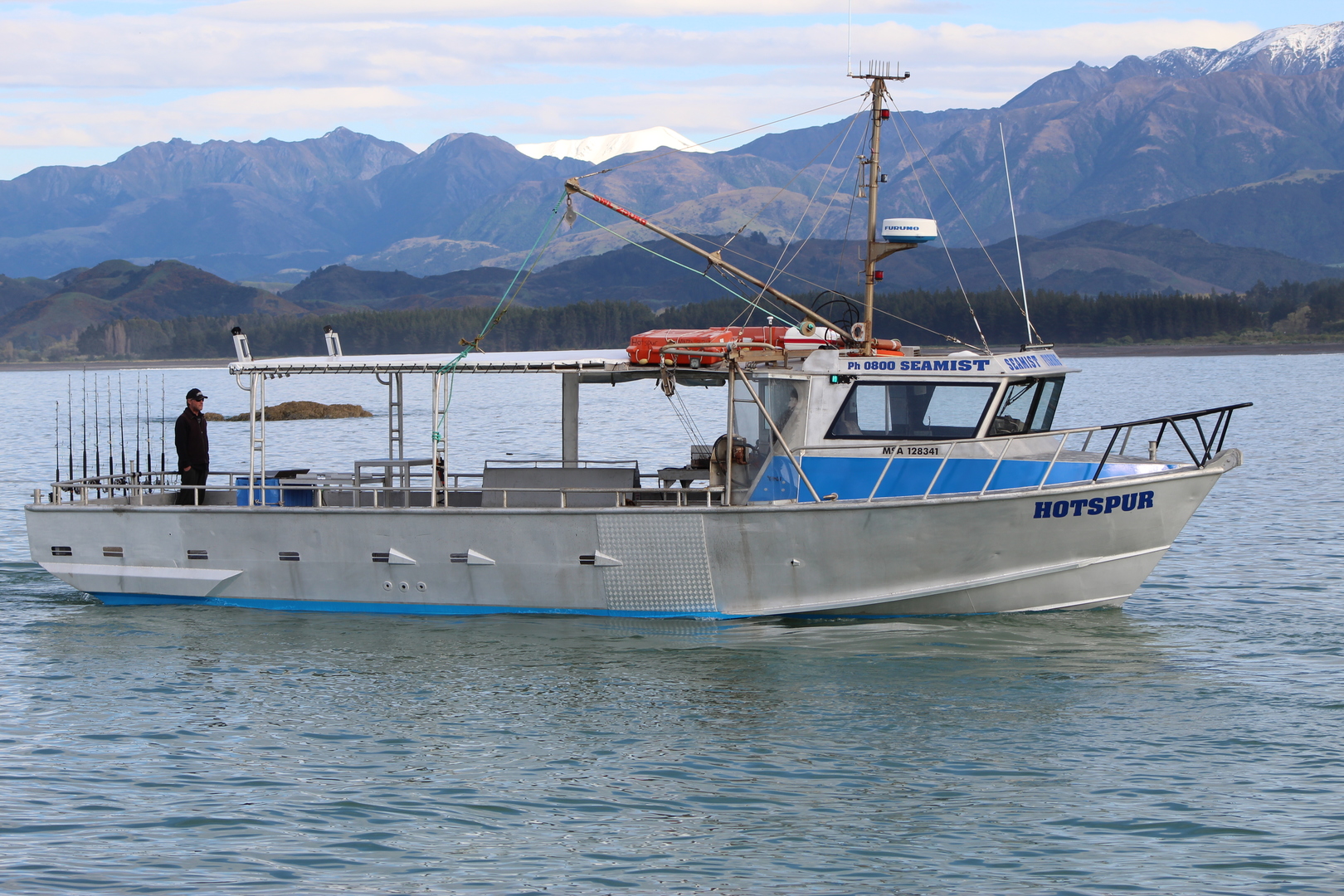 The Seafarer II Fishing Vessel Seamist Fishing Charters Kaikoura